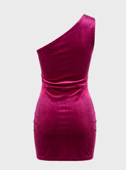 فستان العطلة المخملي