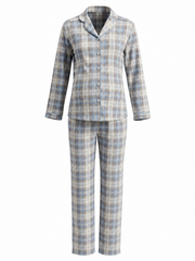 Maternity Check Pajama Set