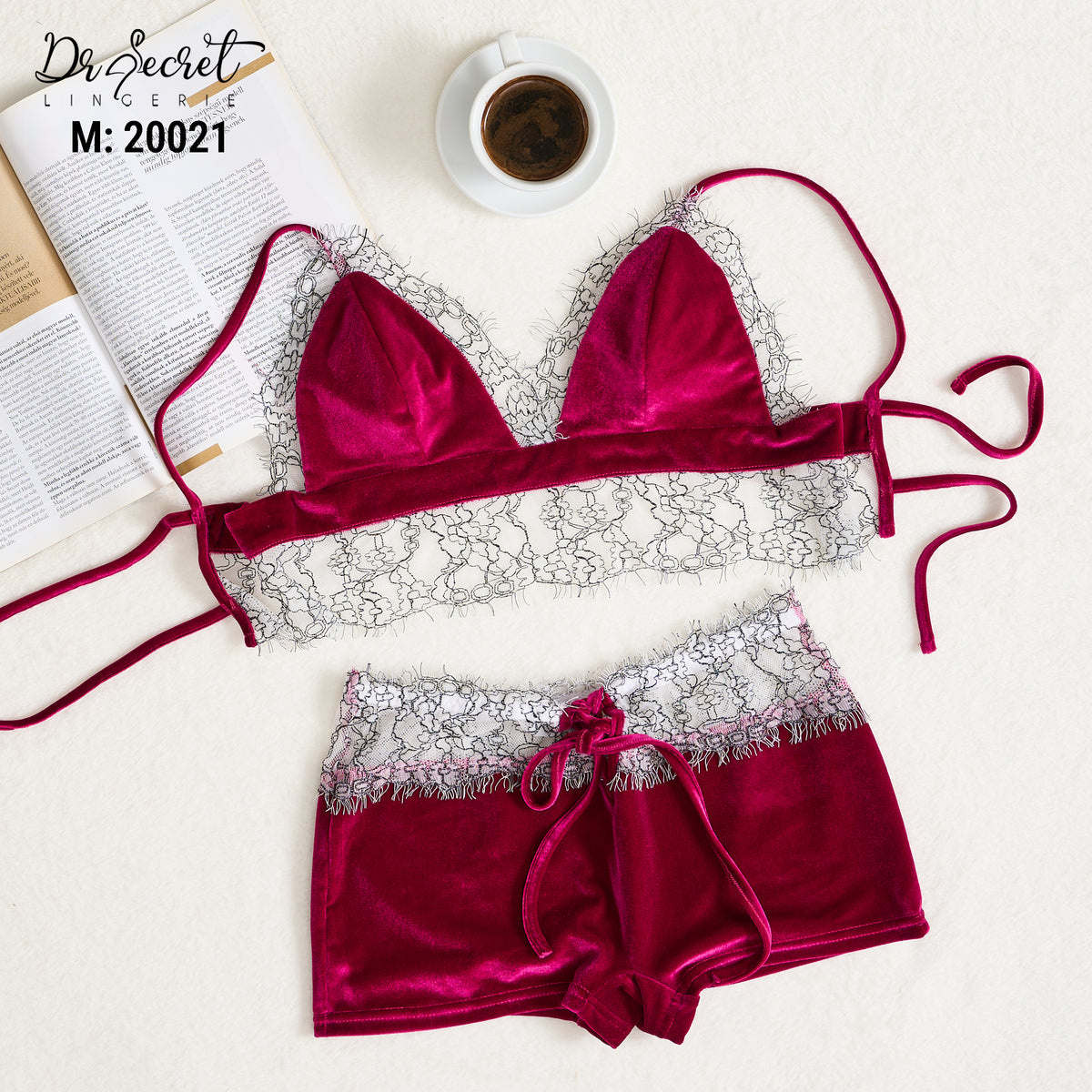 Velvet Bra set