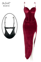 Steamy backless dress