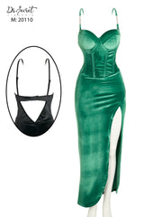 Steamy backless dress