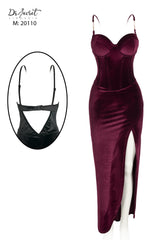 Steamy backless dress