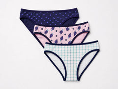 Floral Cotton Bikini 3-Piece Set- XXXL