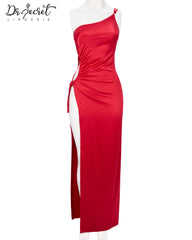 Charming Long Satin Dress