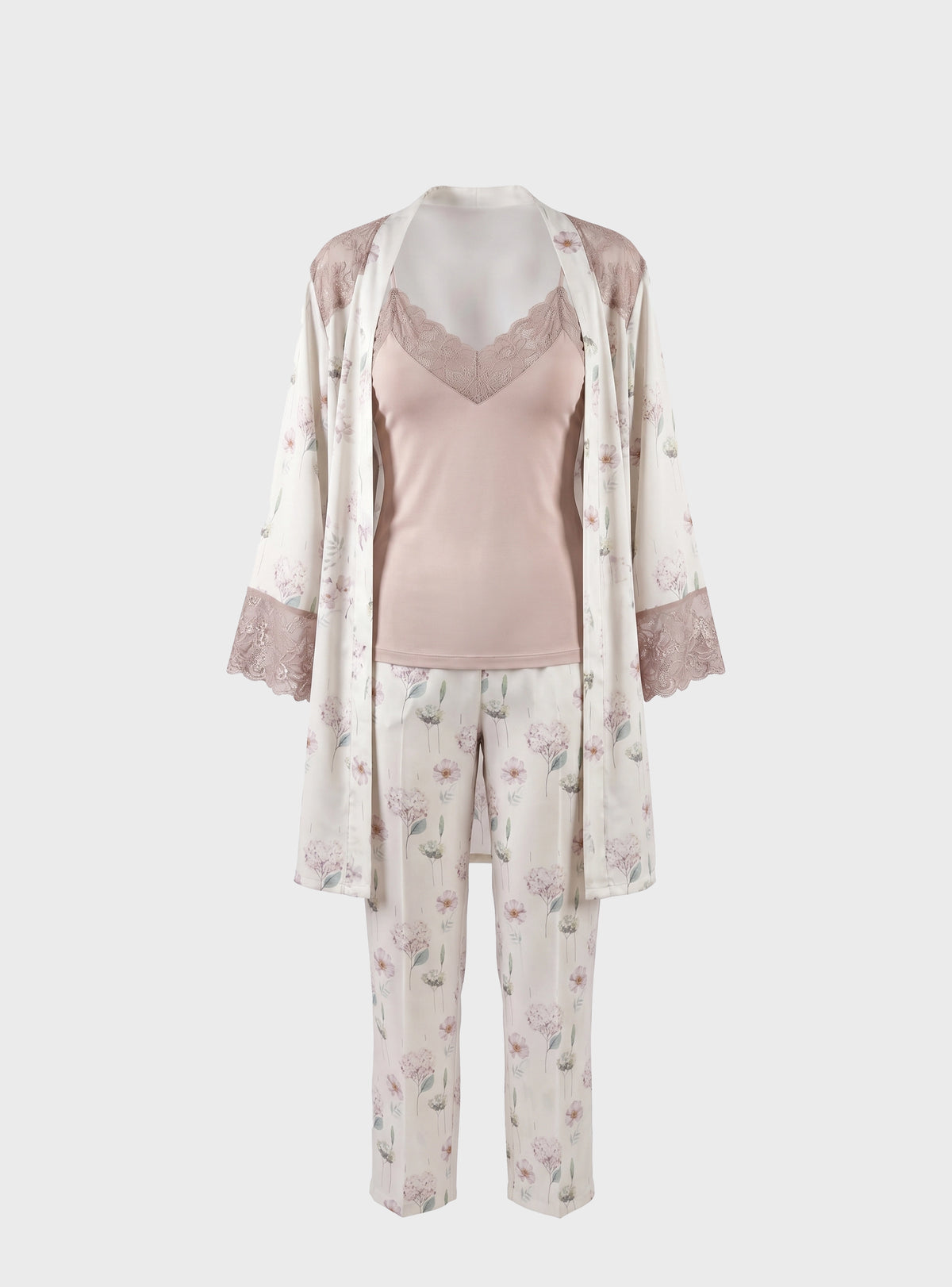 Rose Satin Dream Set