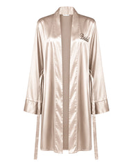 Bridal Satin Short Robe