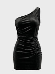 فستان العطلة المخملي