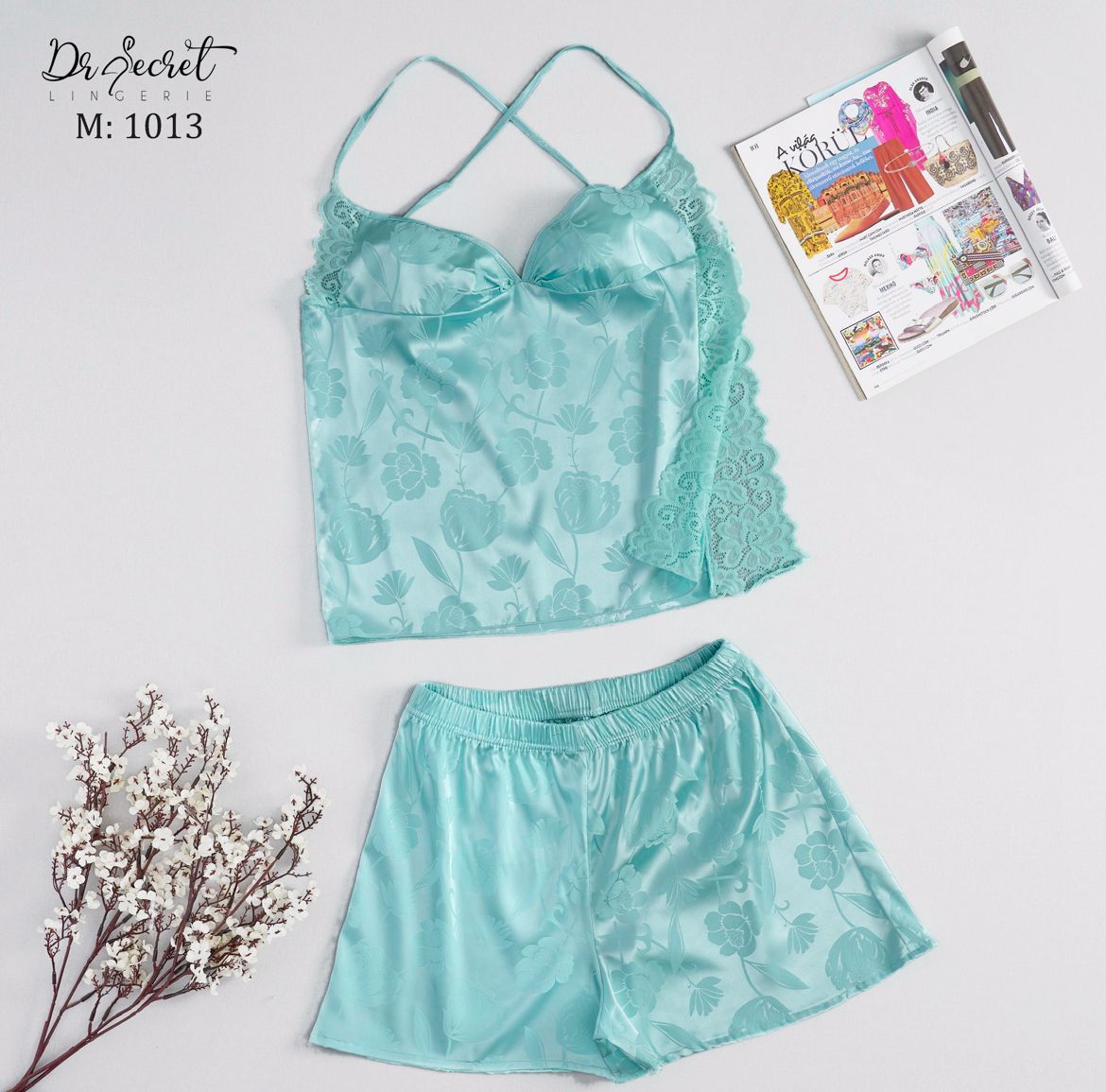 crop matching sleepwear