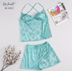 crop matching sleepwear
