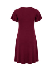Velvet Berry Lounge Dress
