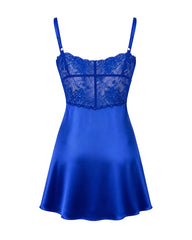 Royal Lace Satin Babydoll
