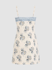 Blue Lace Night Dress
