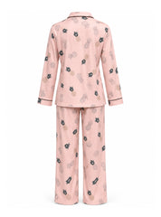 Pink Pineapple Pajama Set
