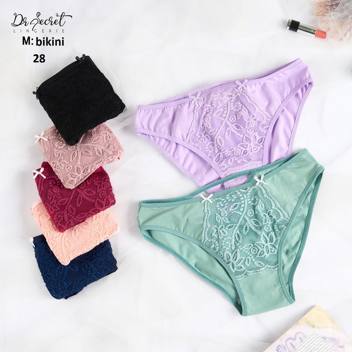 Bikini panty lace pack of 3 pieces