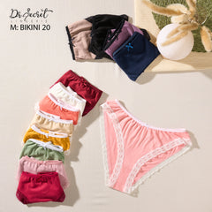 "Cotton & Lace Bikini Panty – 3 Pack"