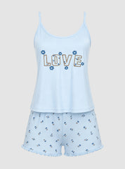 Love Blossom Pajama Set