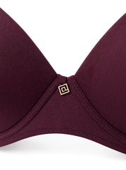 Gold Accent Push-Up Bra