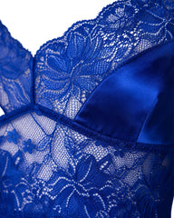 Royal Lace Satin Babydoll