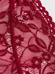 Floral Lace Halter Mini Dress