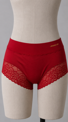 Scarlet Blossom Lace Brief