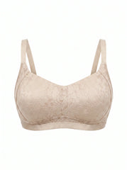 Floral Comfort Wire-Free Sports Bra