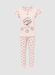 Bunny Bloom Pajama Set