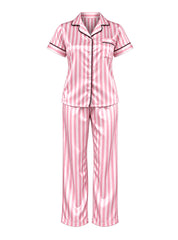 Blush Satin Pajama