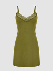 Olive Boho Night Set
