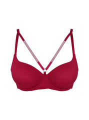 Crystal Strap Push-Up Bra