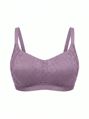 Floral Comfort Wire-Free Sports Bra