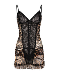 Leopard Allure Babydoll Set