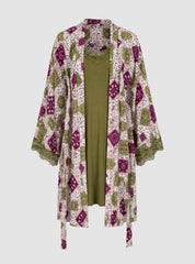 Olive Boho Night Set