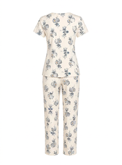Blue Blossom Pajama Set