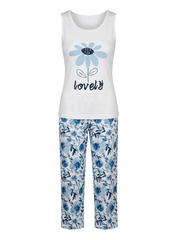 Lovely Bloom 3-Piece Pajama Set
