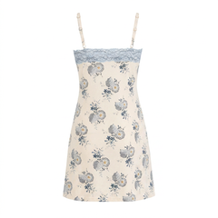 Blue Lace Night Dress
