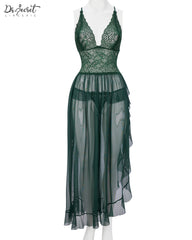 Emerald Lace Dream Nightgown