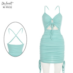 Delicate backless dress