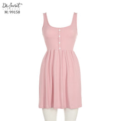 Strap lazy dress