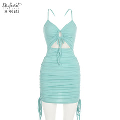 Delicate backless dress